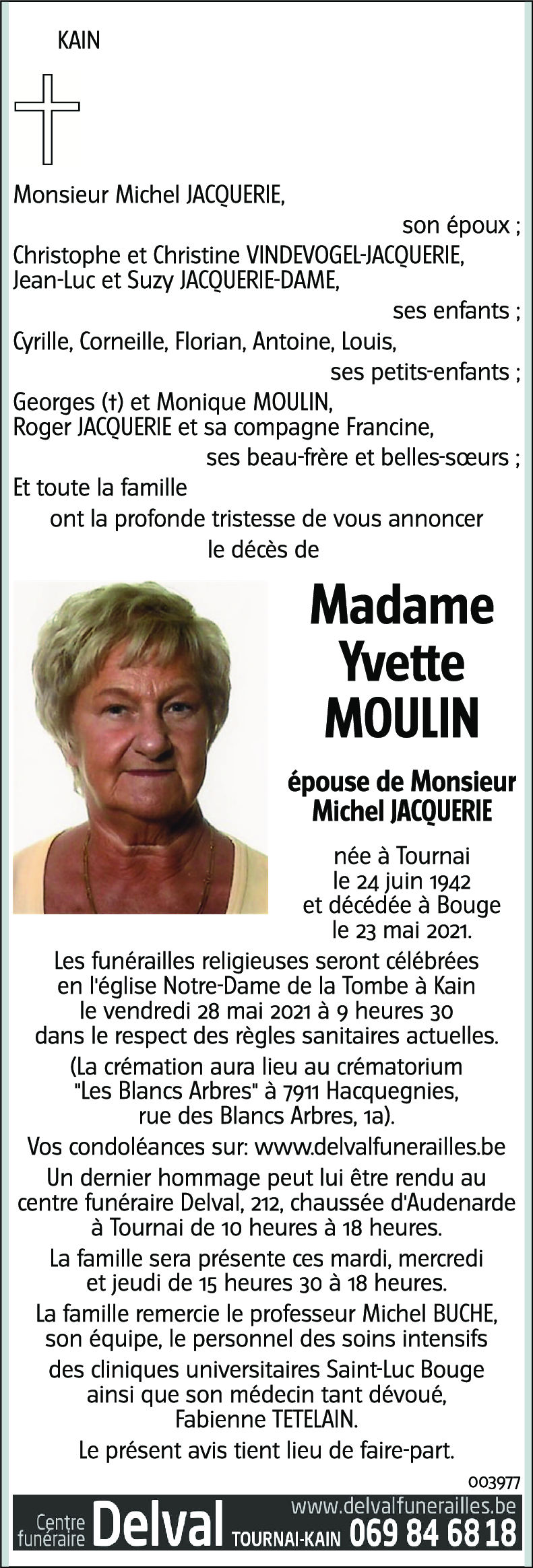 Yvette MOULIN