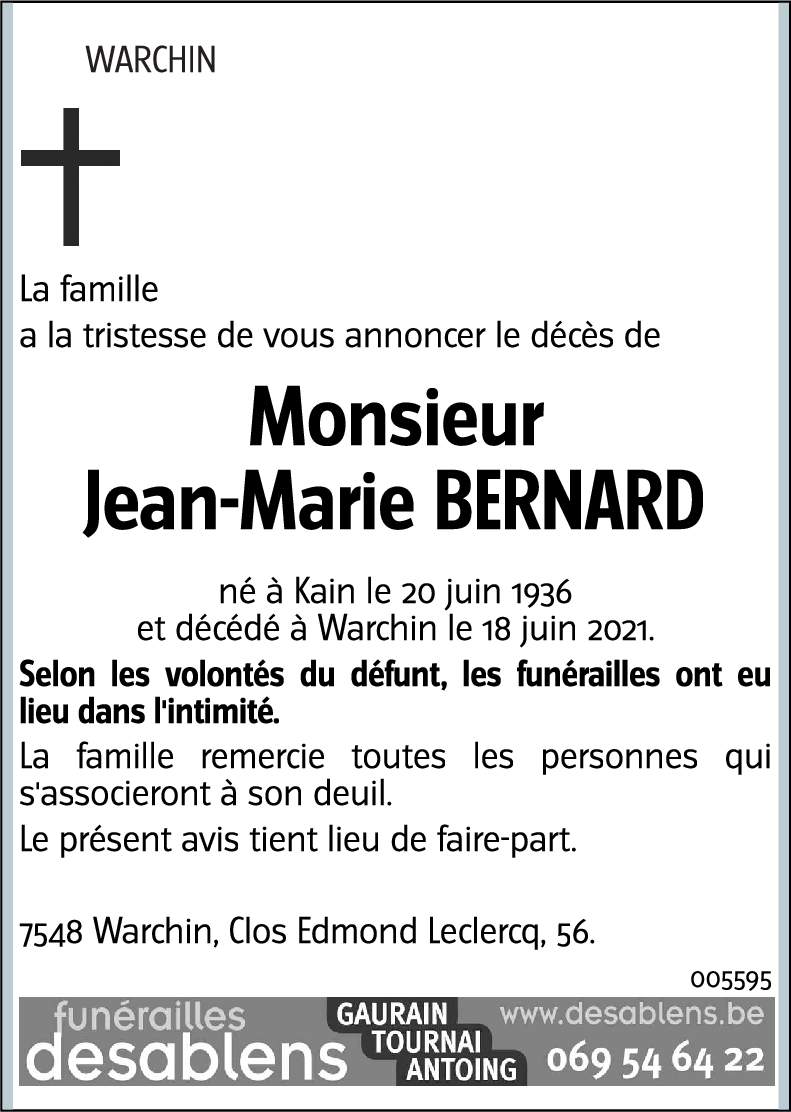 Jean-Marie BERNARD