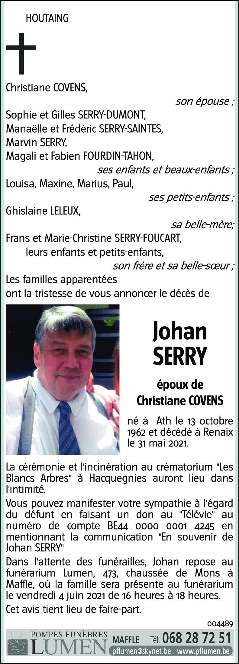 Johan SERRY