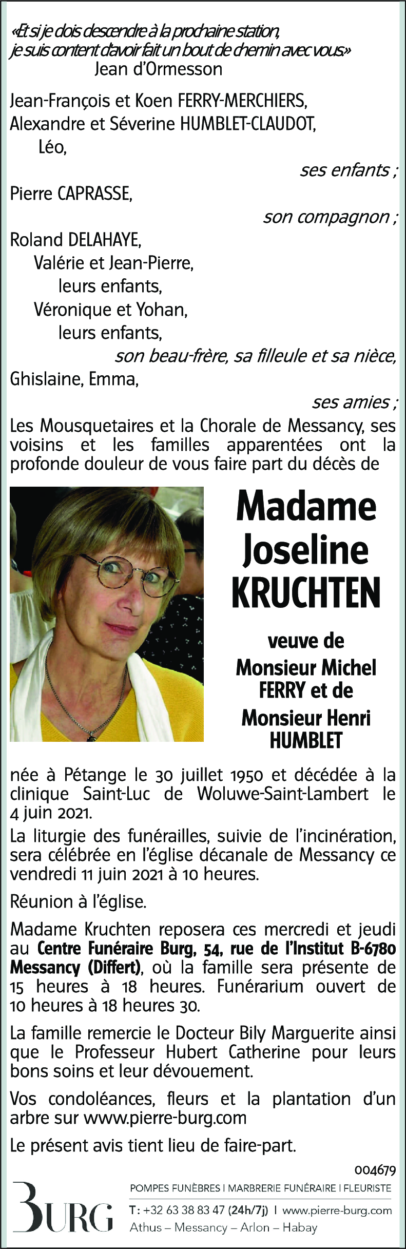 Joseline KRUCHTEN