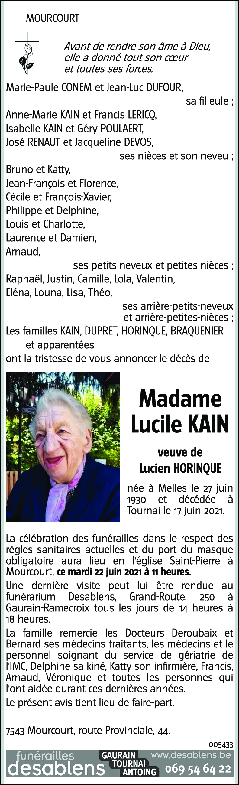 Lucile KAIN