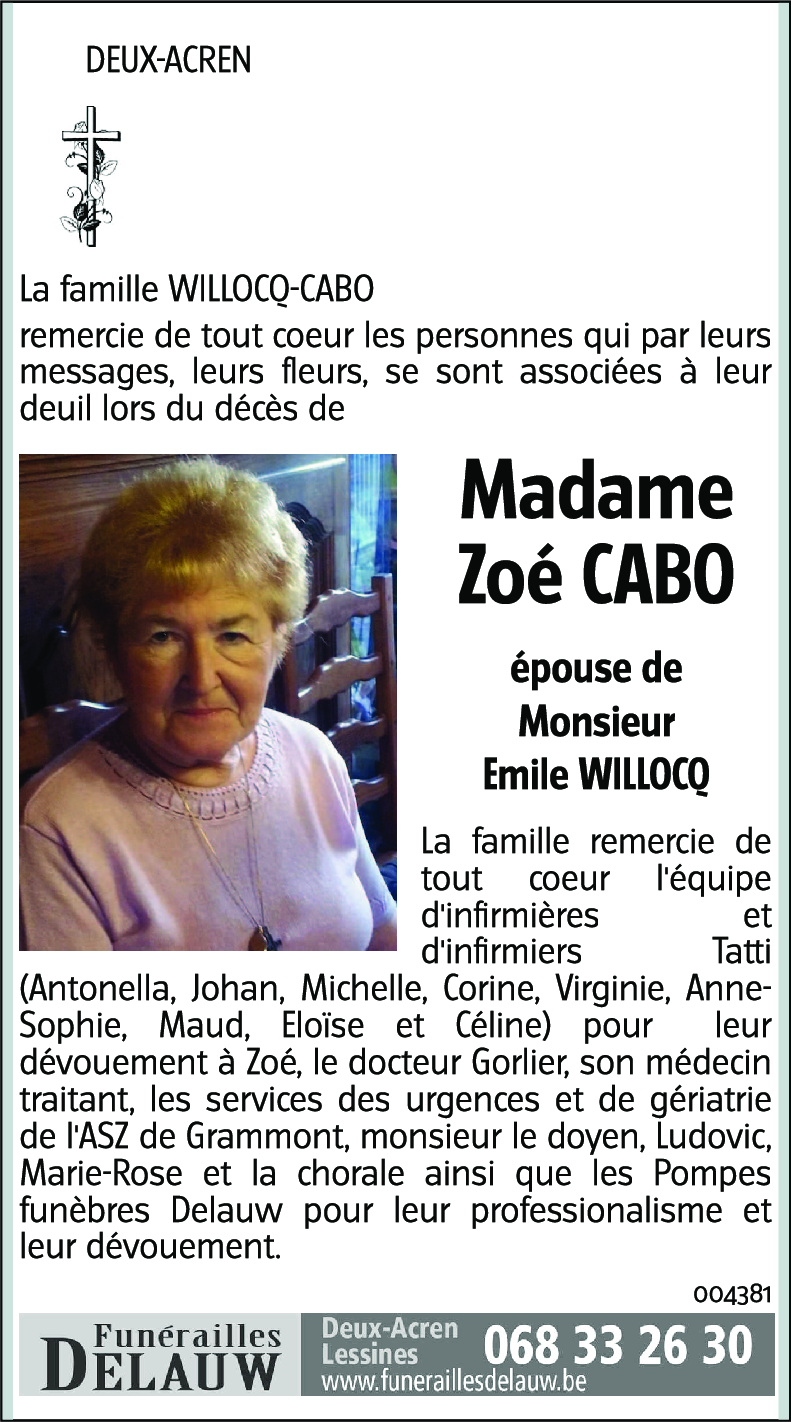 Zoé CABO