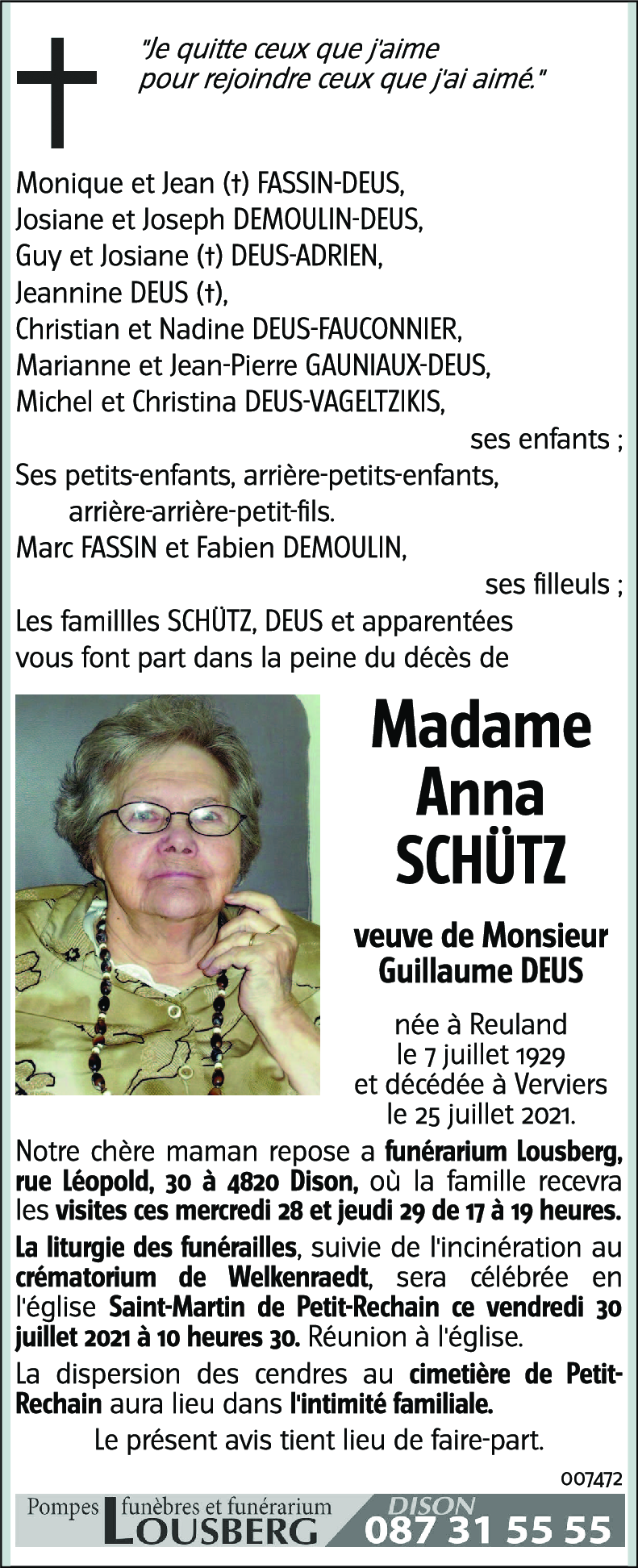 Anna DEUS-SCHÜTZ