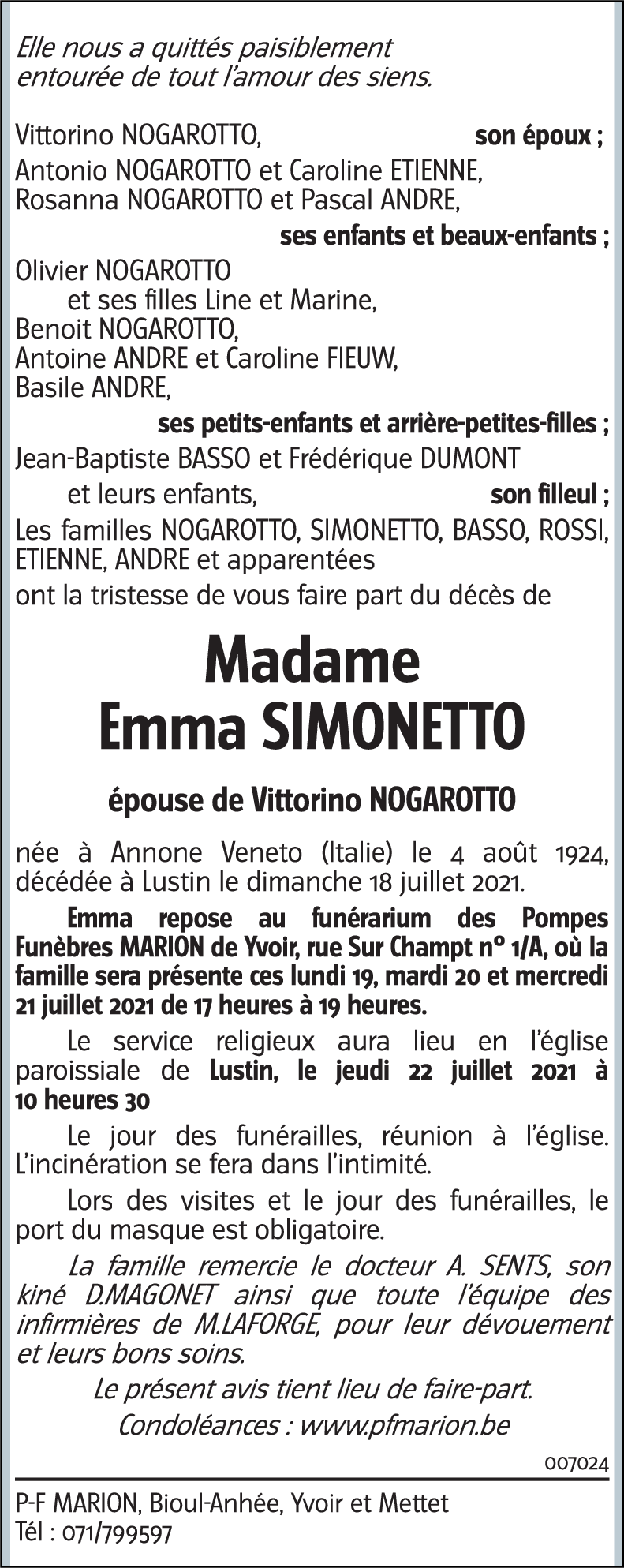 Emma SIMONETTO