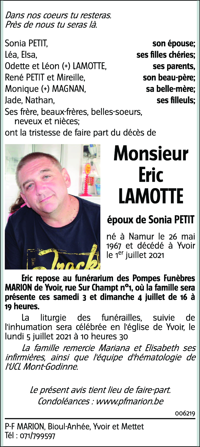 Eric LAMOTTE