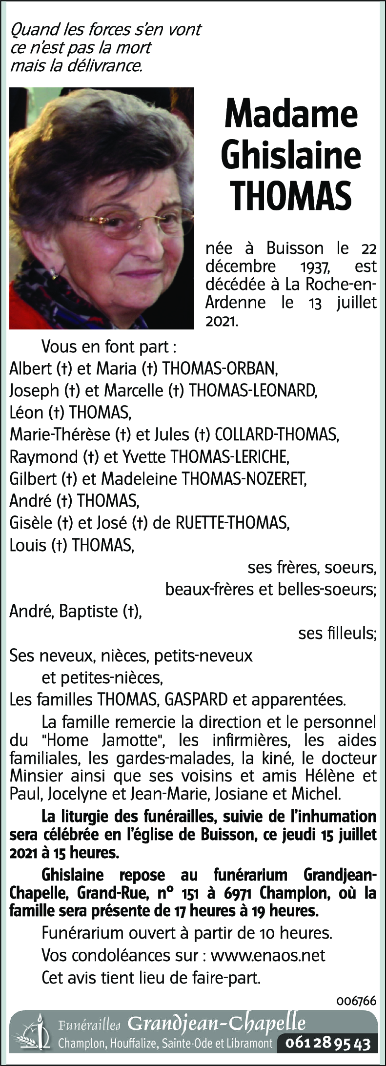 Ghislaine THOMAS