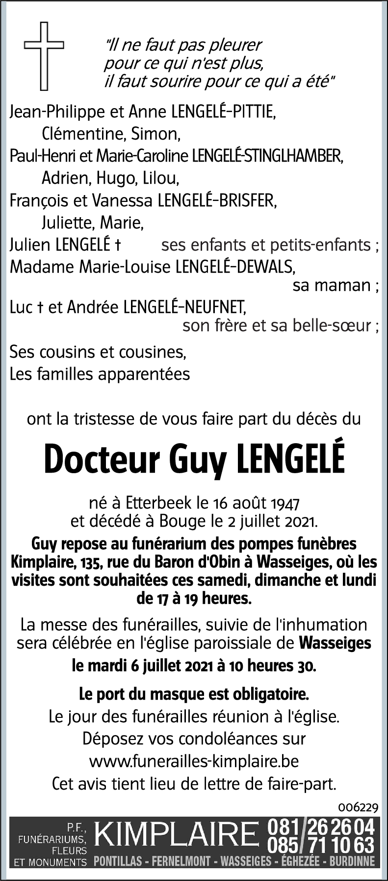 Guy LENGELE