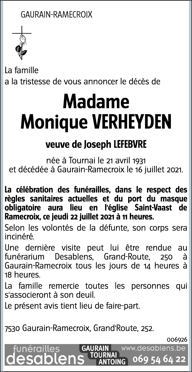 Monique VERHEYDEN