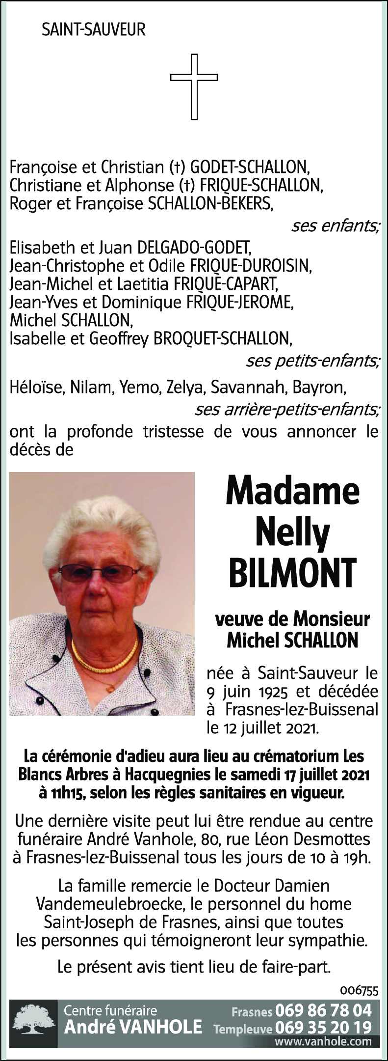 Nelly BILMONT