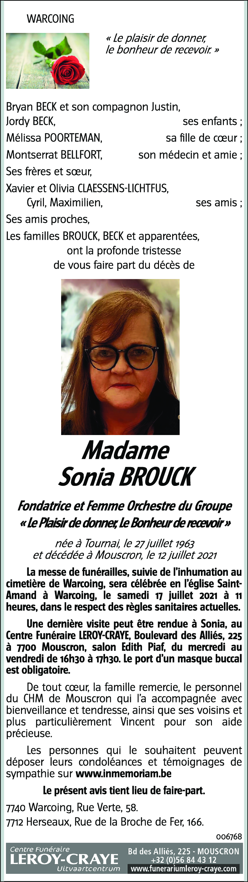 Sonia BROUCK