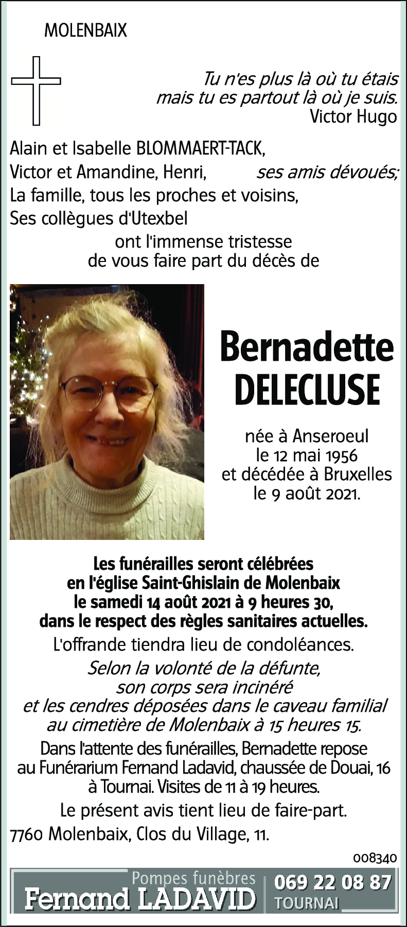 Bernadette DELECLUSE