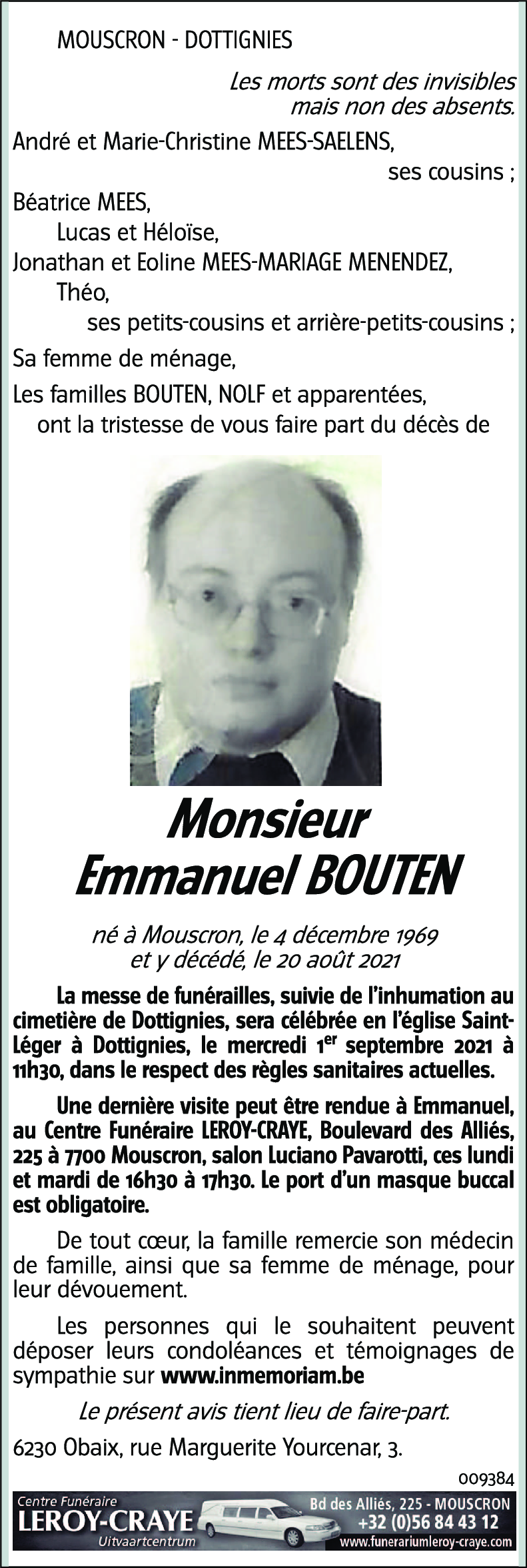 Emmanuel BOUTEN