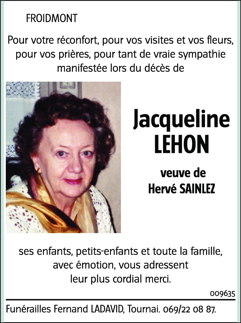 Jacqueline LEHON