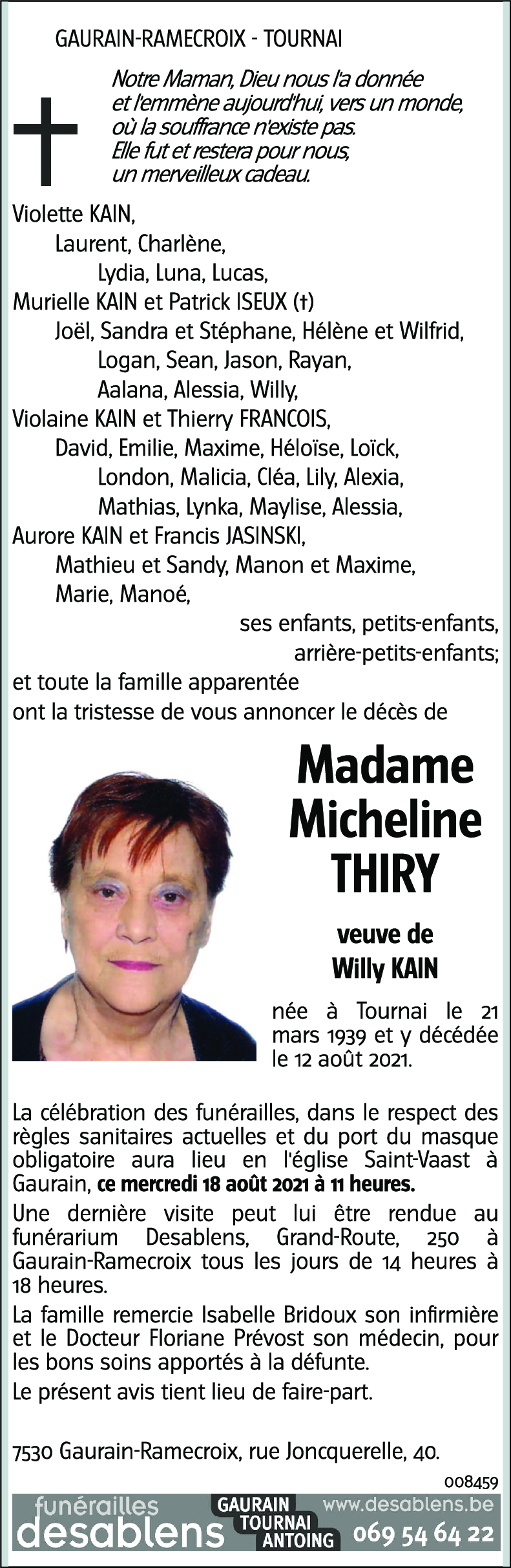 Micheline THIRY