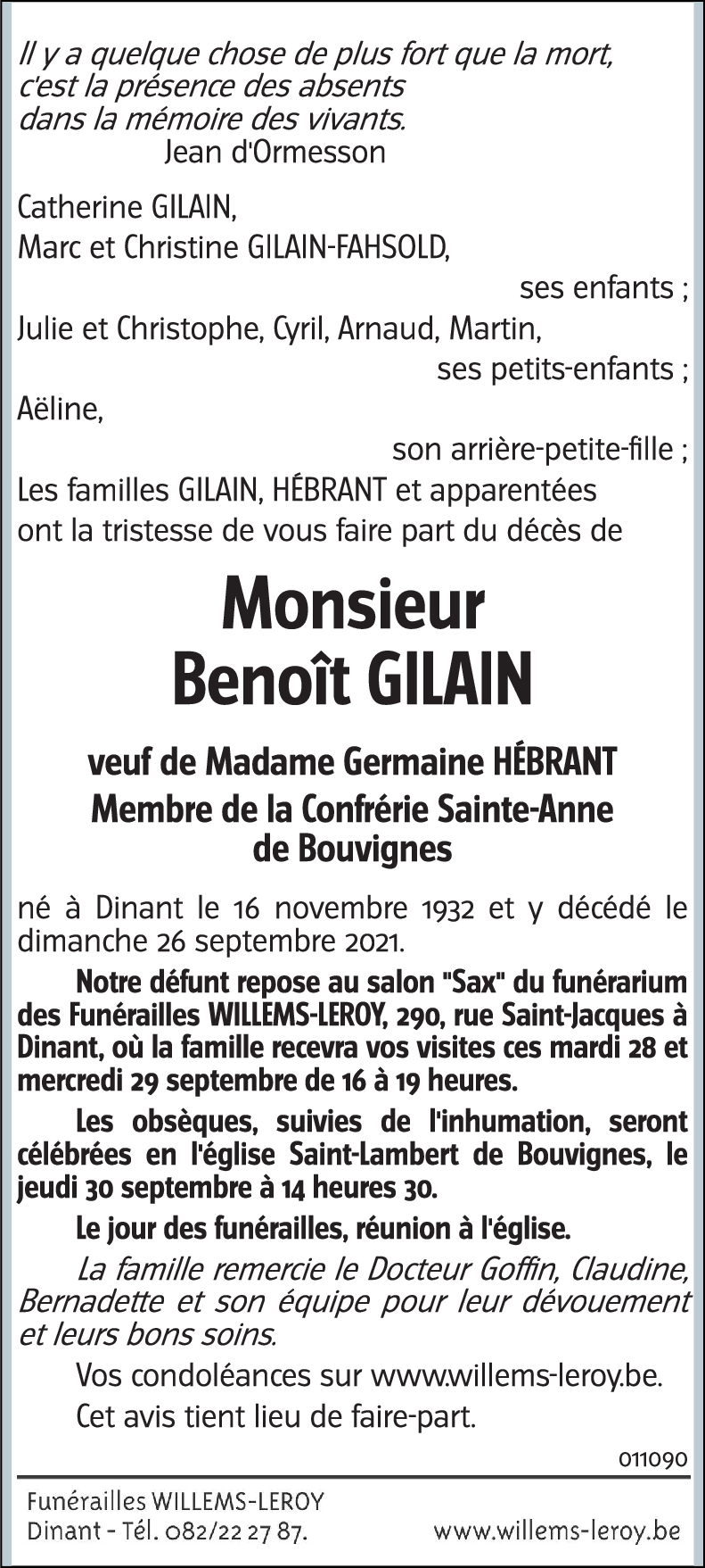 Benît Gilain