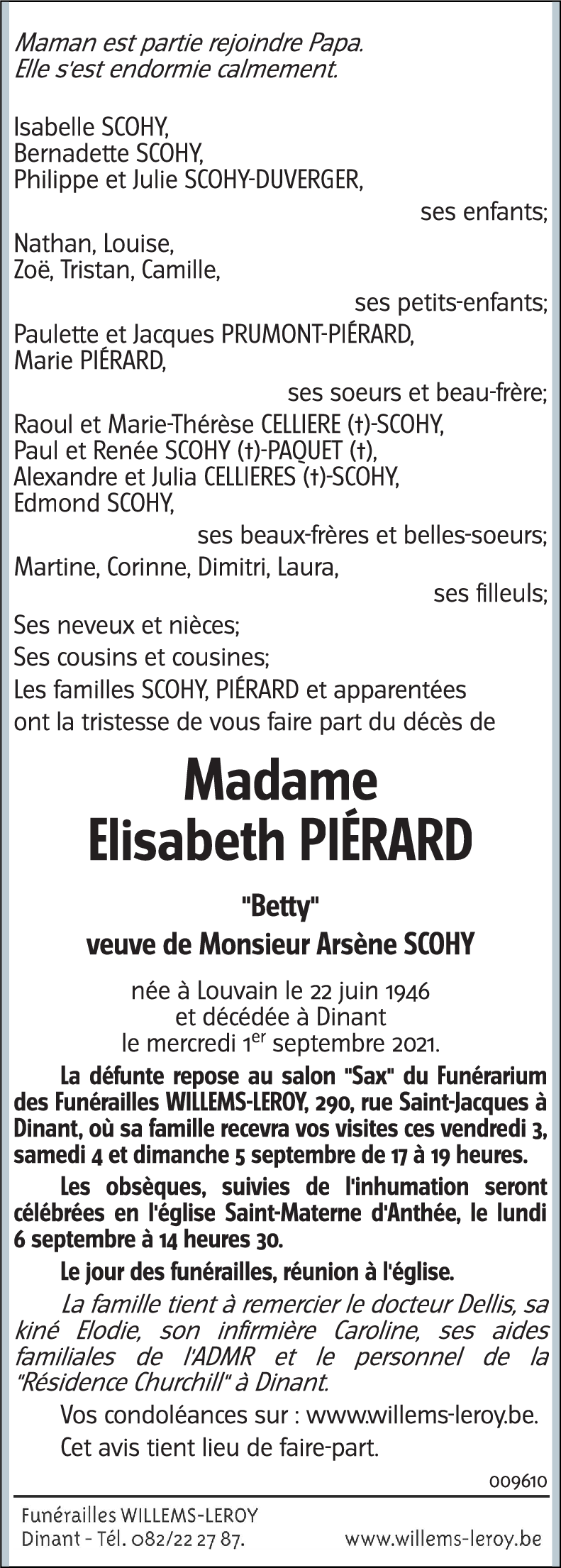 Elisabeth PIÉRARD