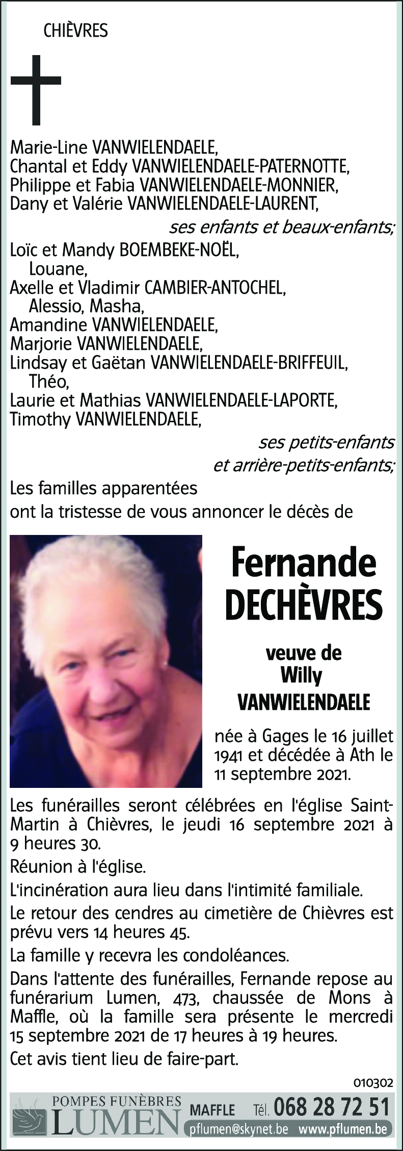 Fernande DECHEVRES