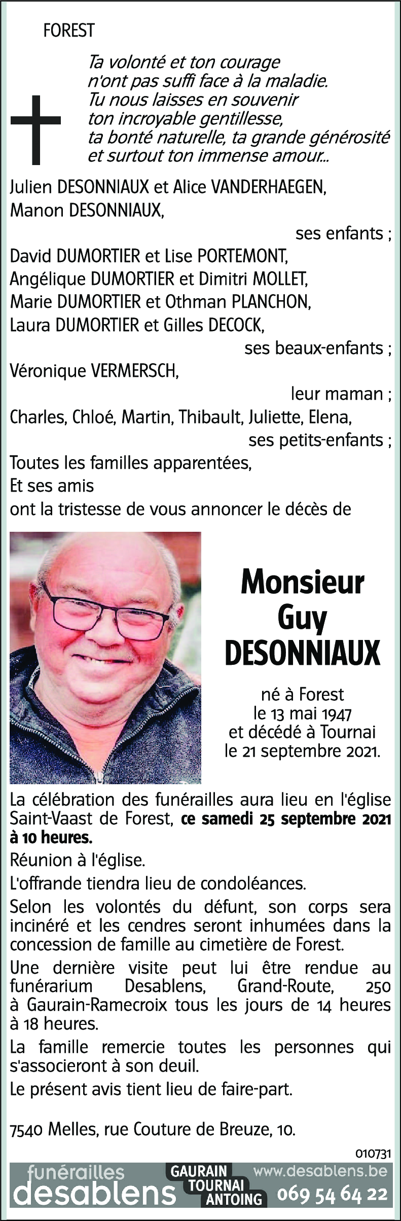 Guy DESONNIAUX