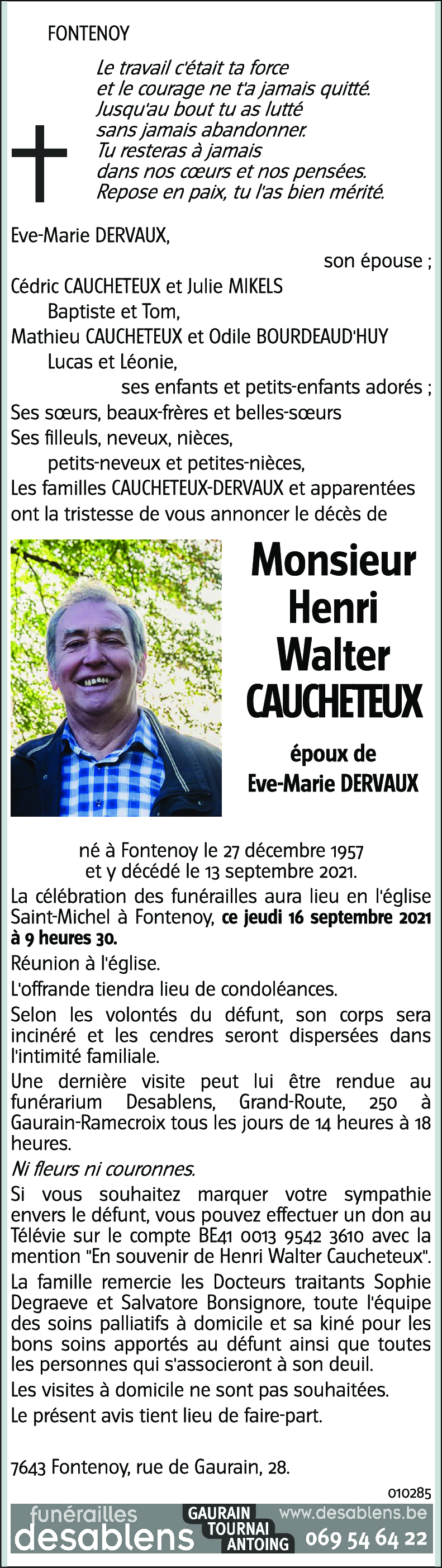 Henri Walter CAUCHETEUX
