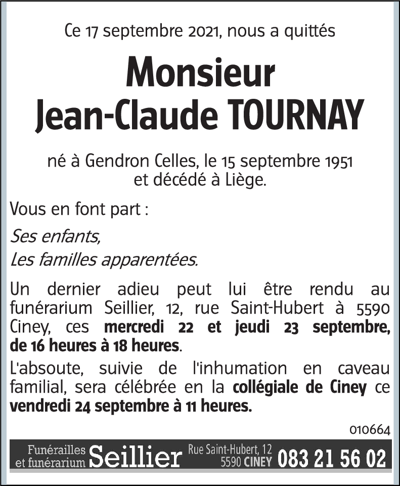 Jean-Claude TOURNAY