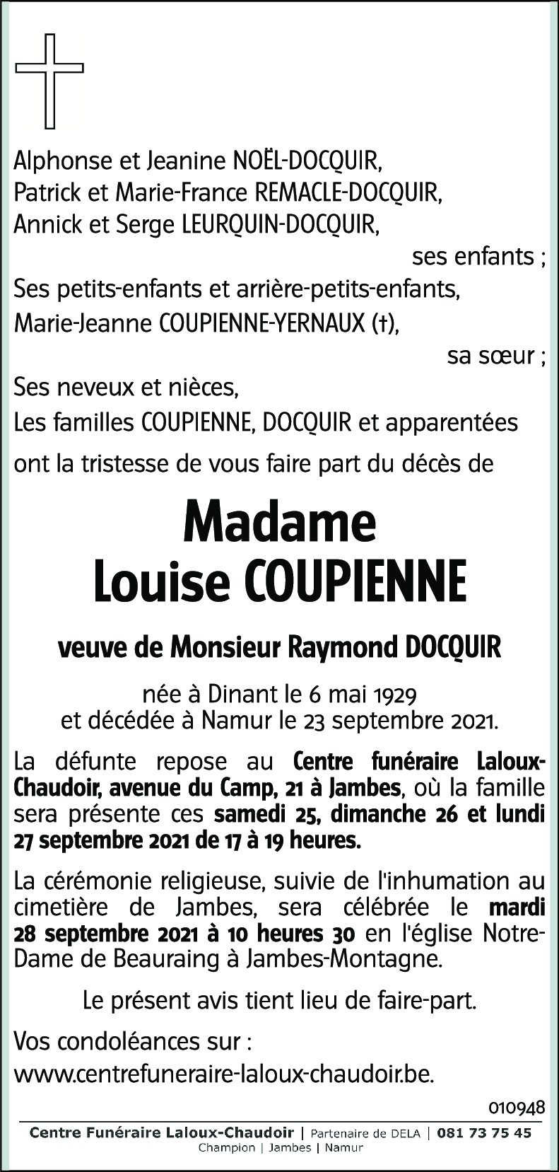 Louise COUPIENNE