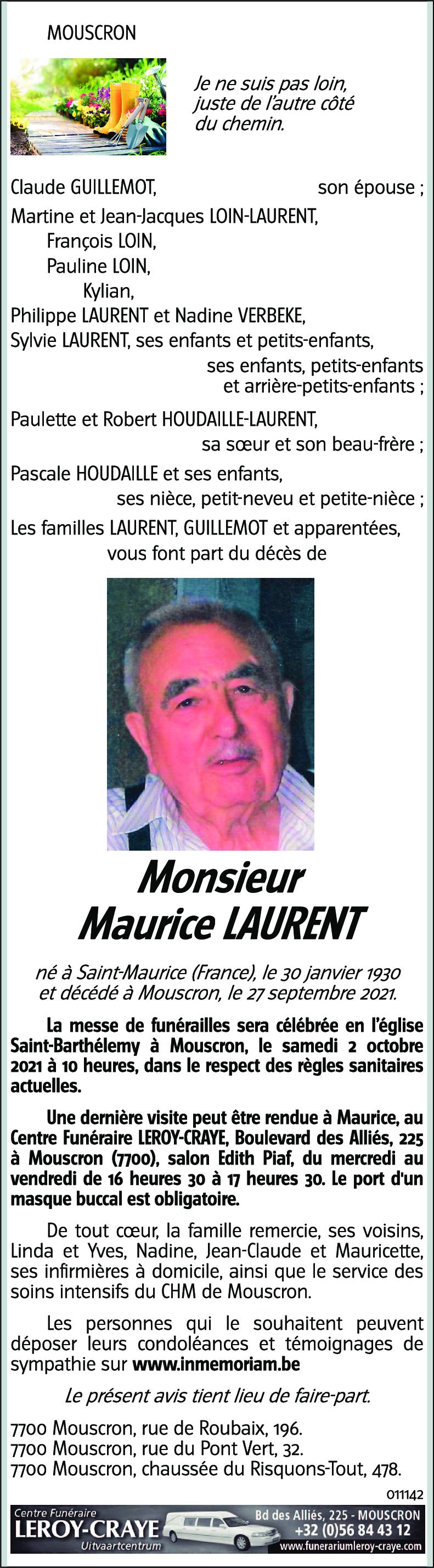 Maurice LAURENT