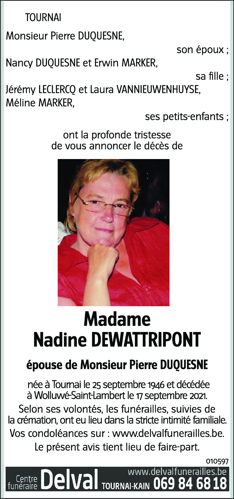 Nadine DEWATTRIPONT