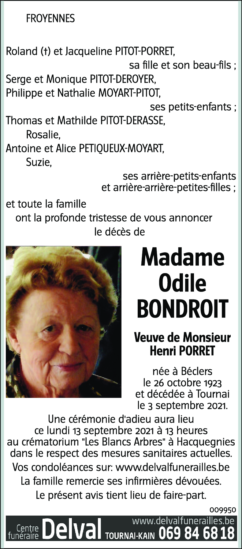 Odile BONDROIT