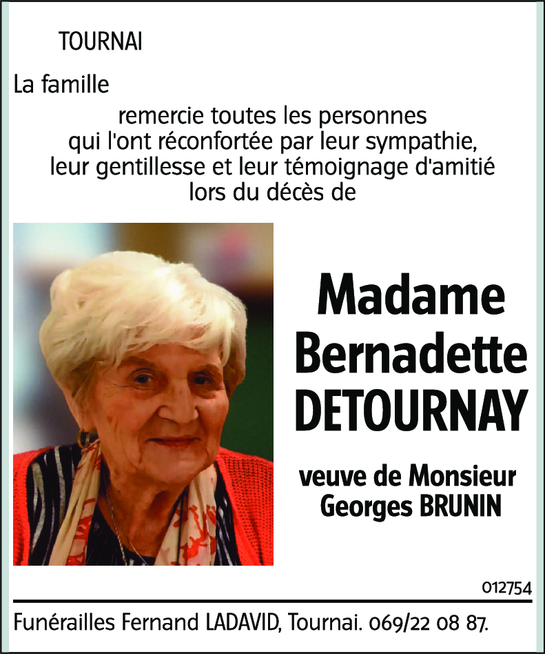 Bernadette DETOURNAY