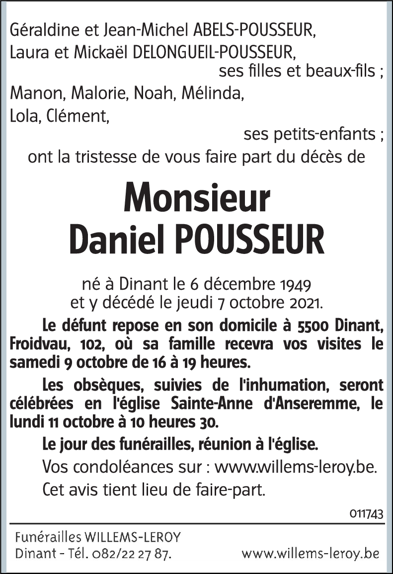 Daniel POUSSEUR