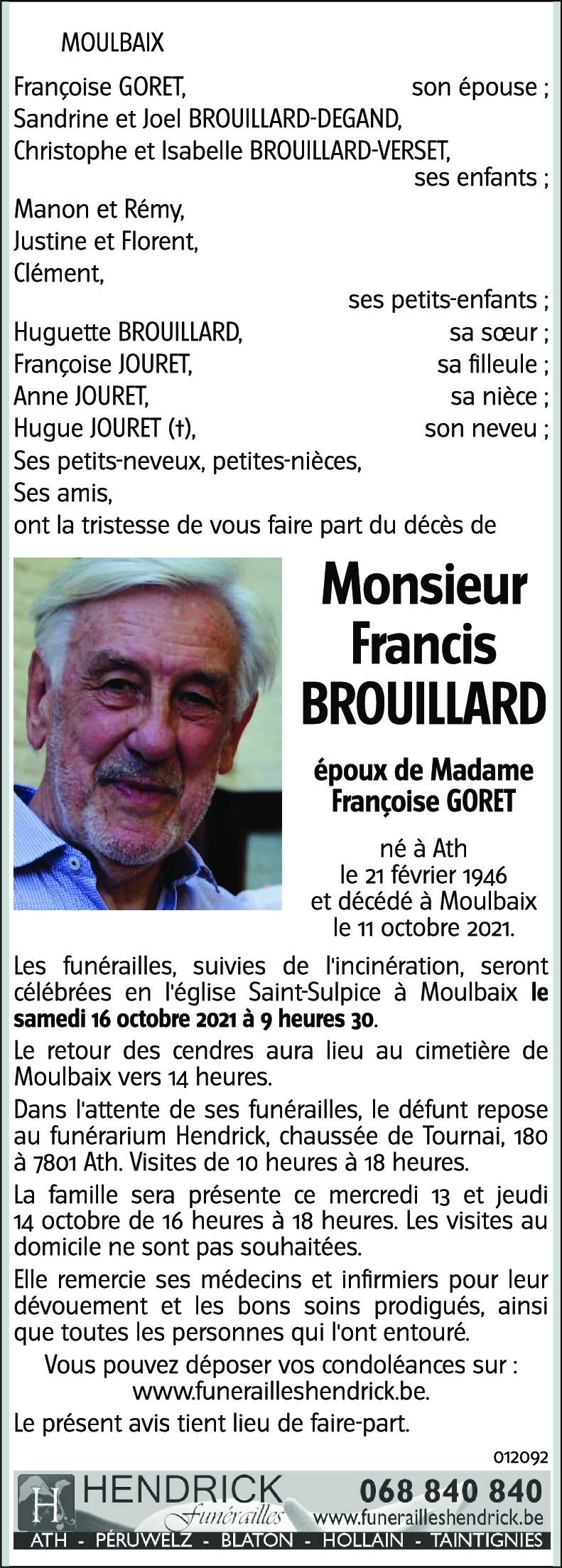 Francis BROUILLARD