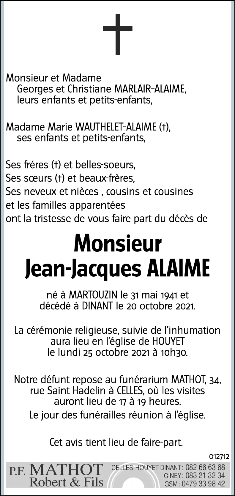 Jean-Jacques ALAIME