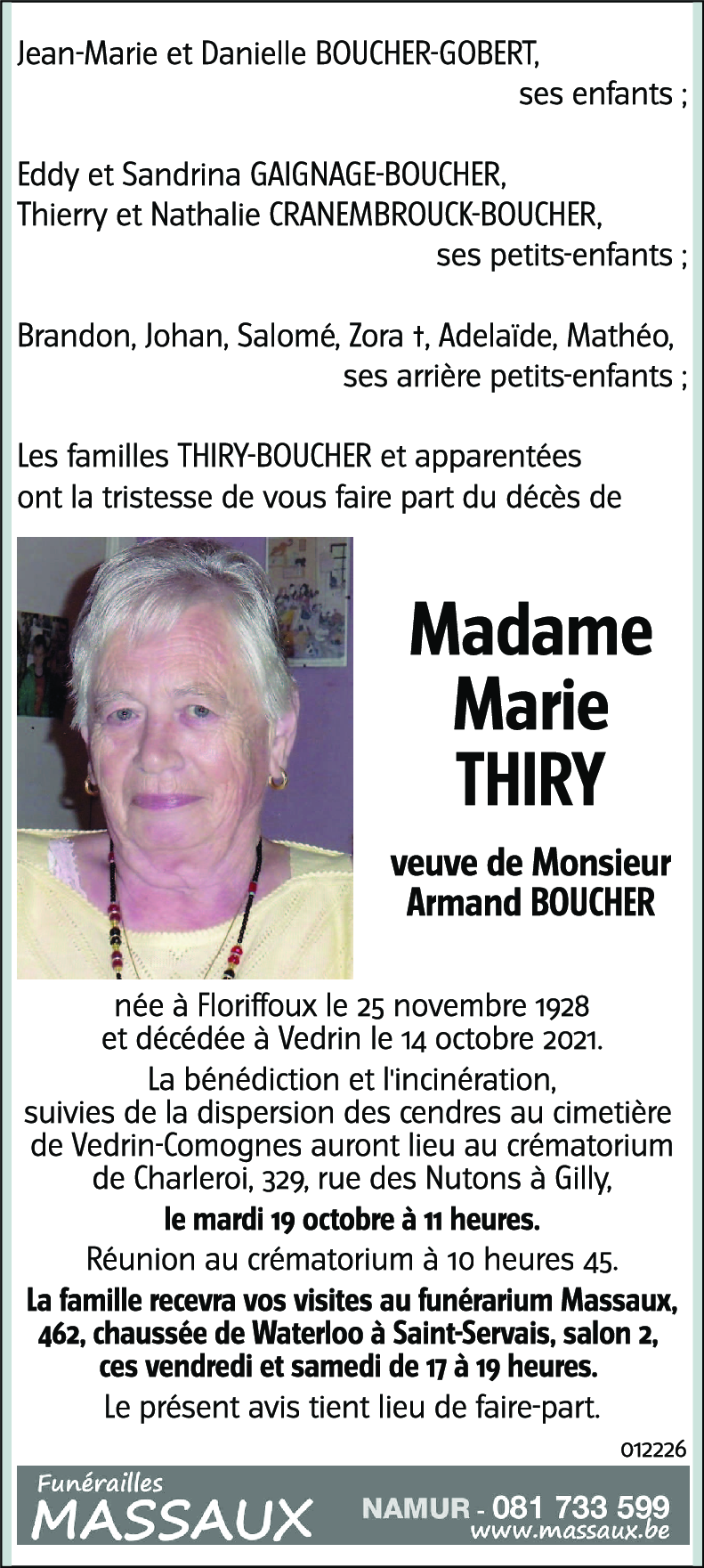 Marie THIRY