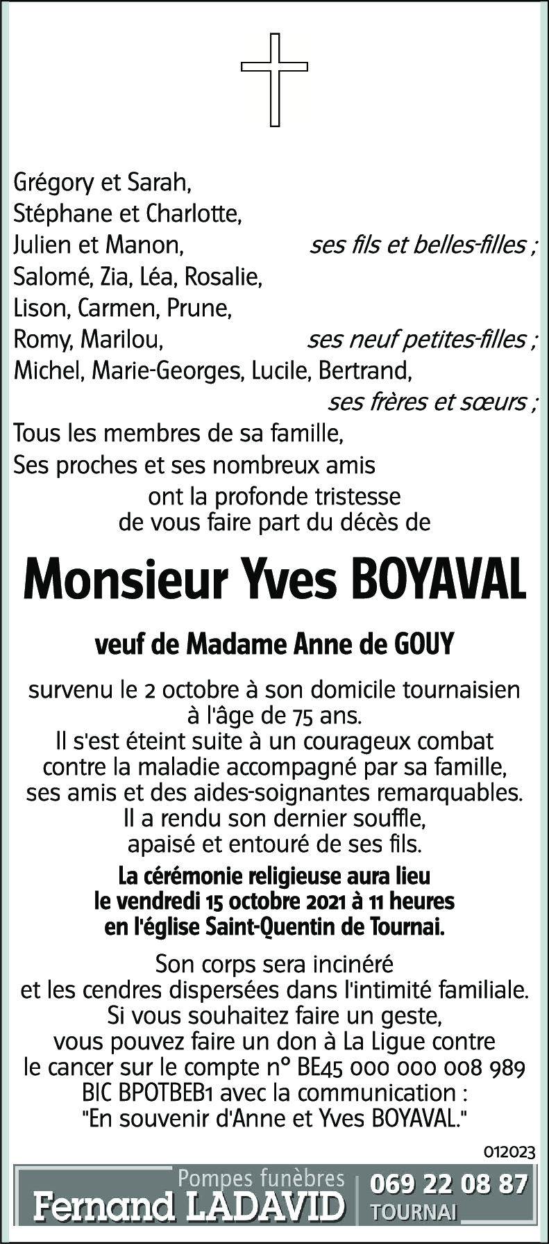 Yves BOYAVAL