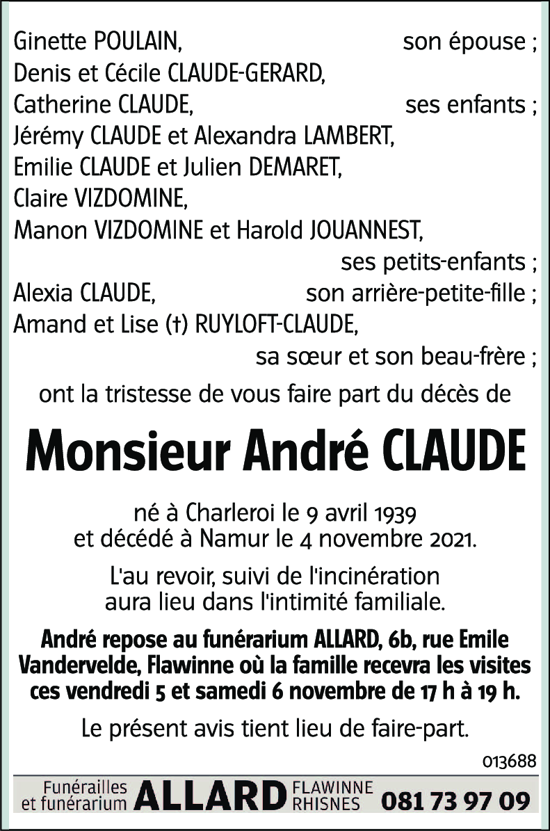 André CLAUDE