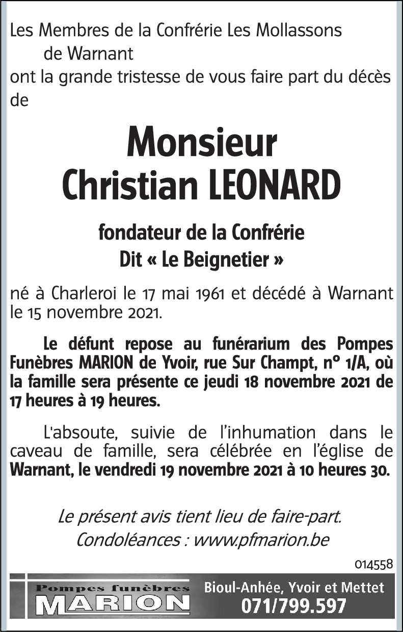 Christian LEONARD