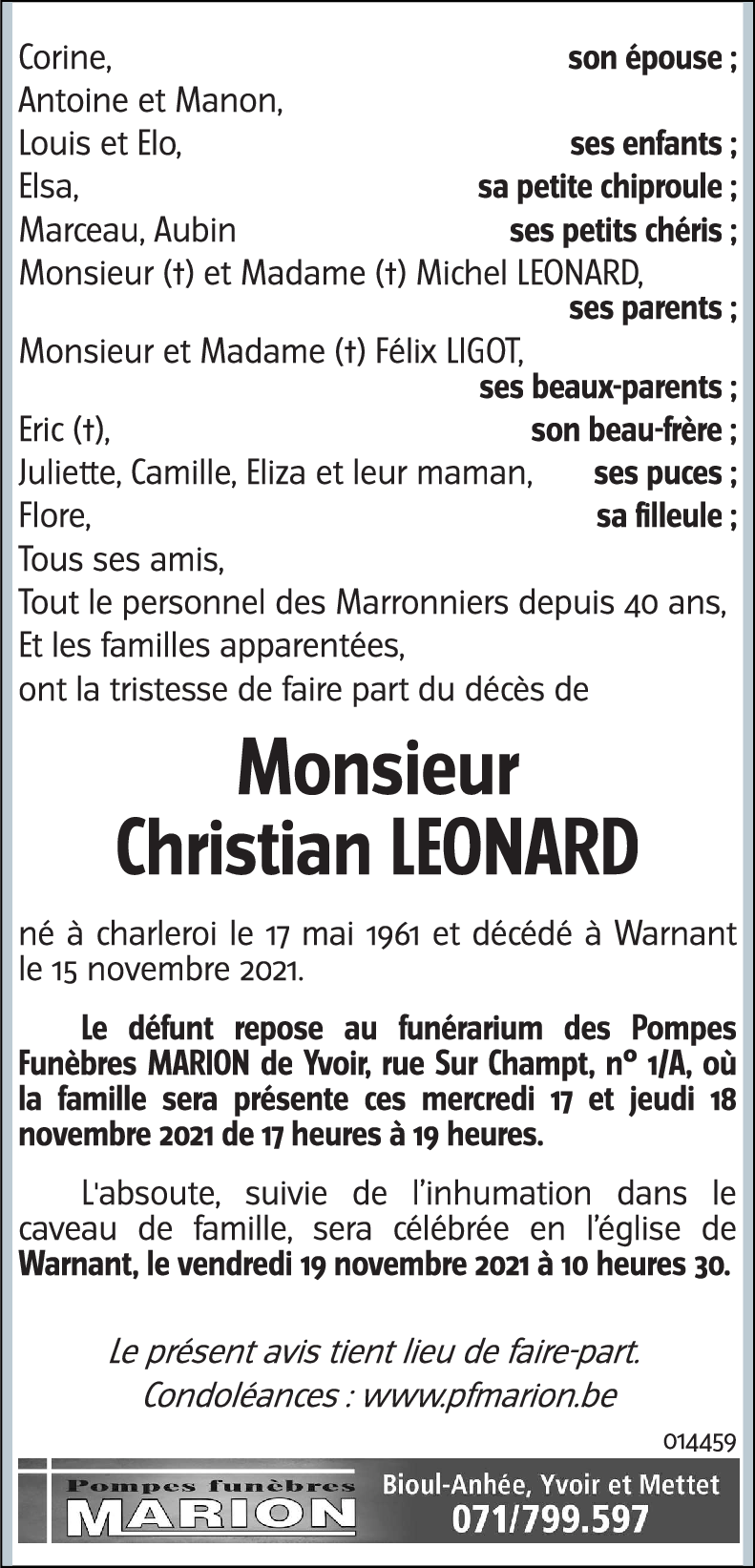 Christian LEONARD