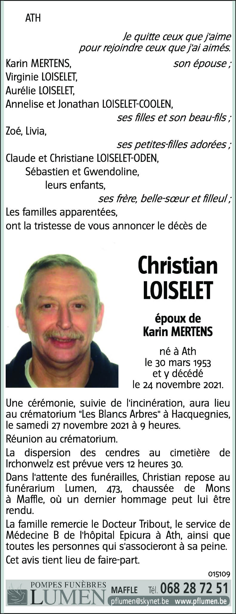 Christian LOISELET