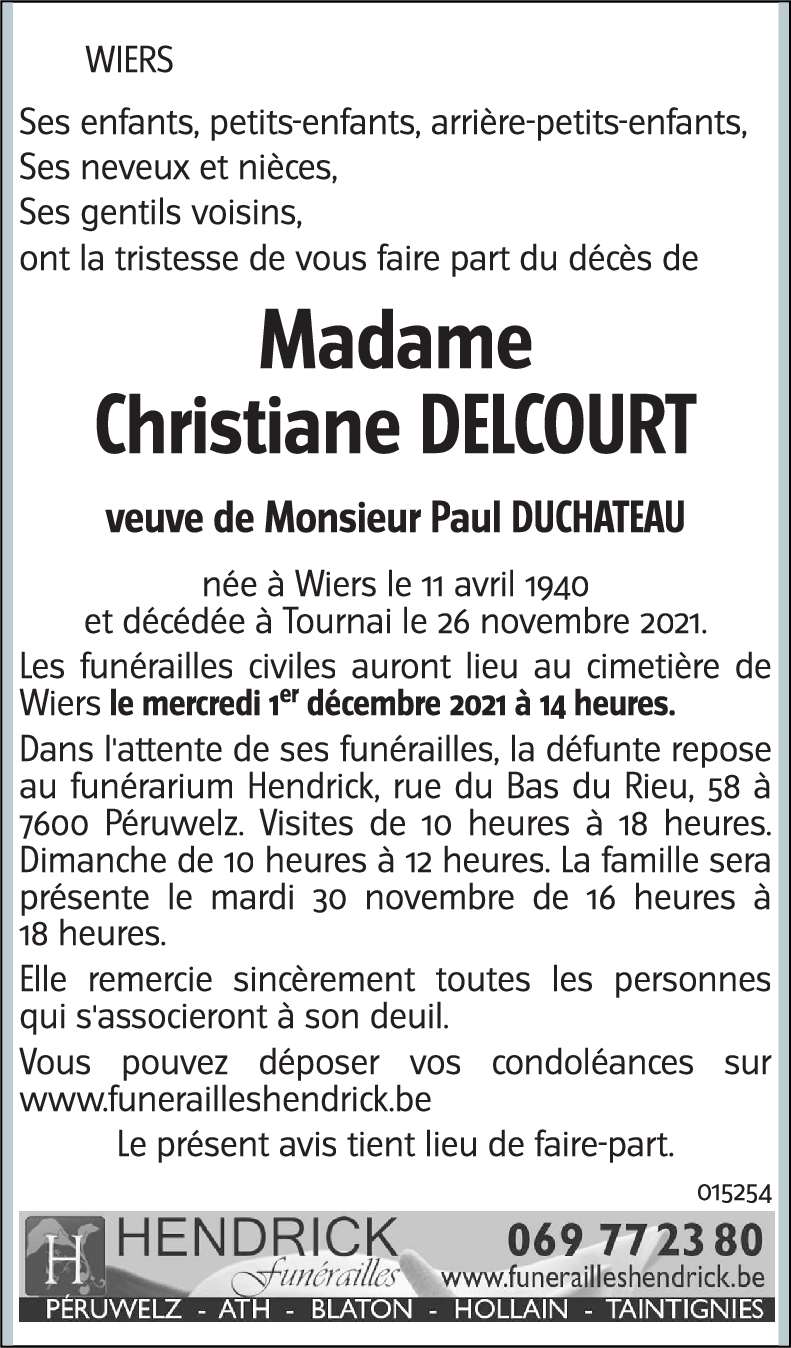 Christiane DELCOURT