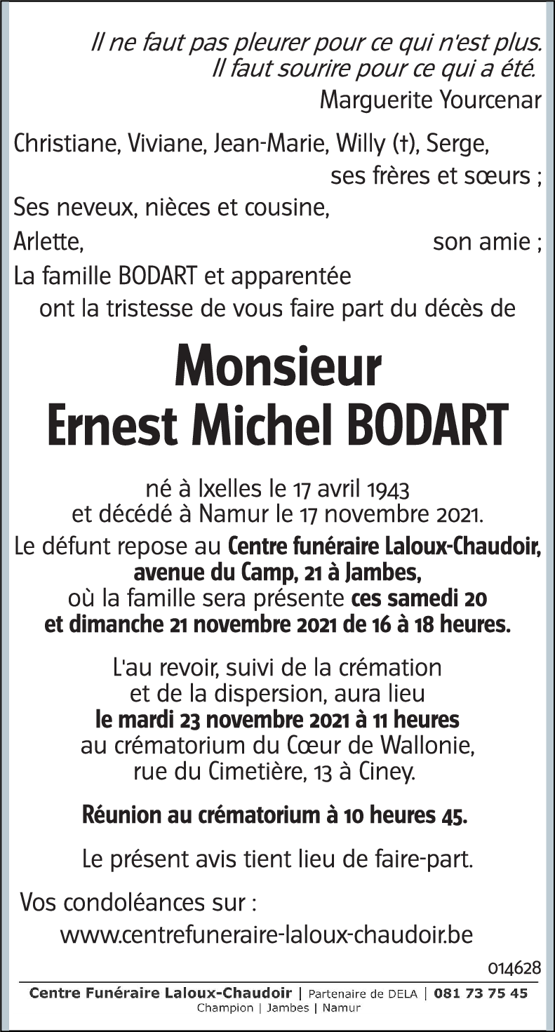 Ernest BODART