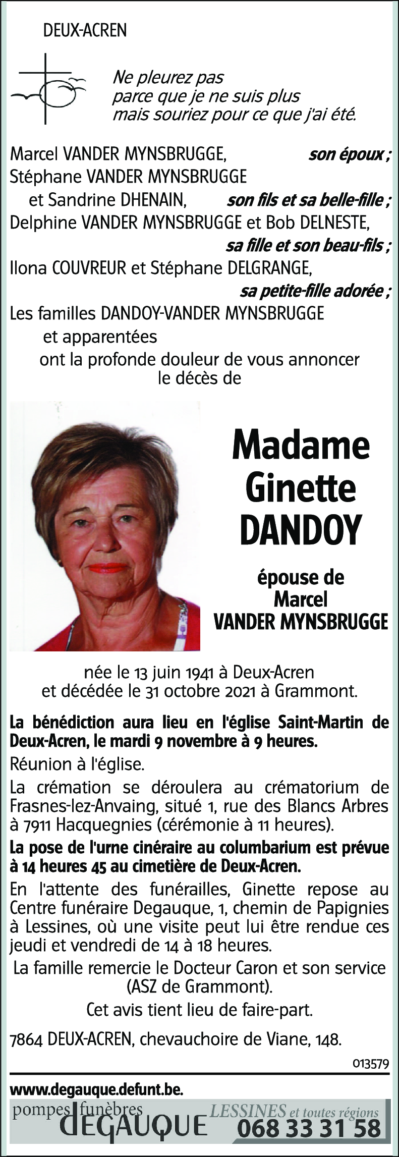 Ginette DANDOY