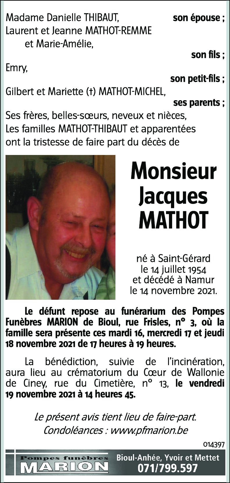 Jacques MATHTOT