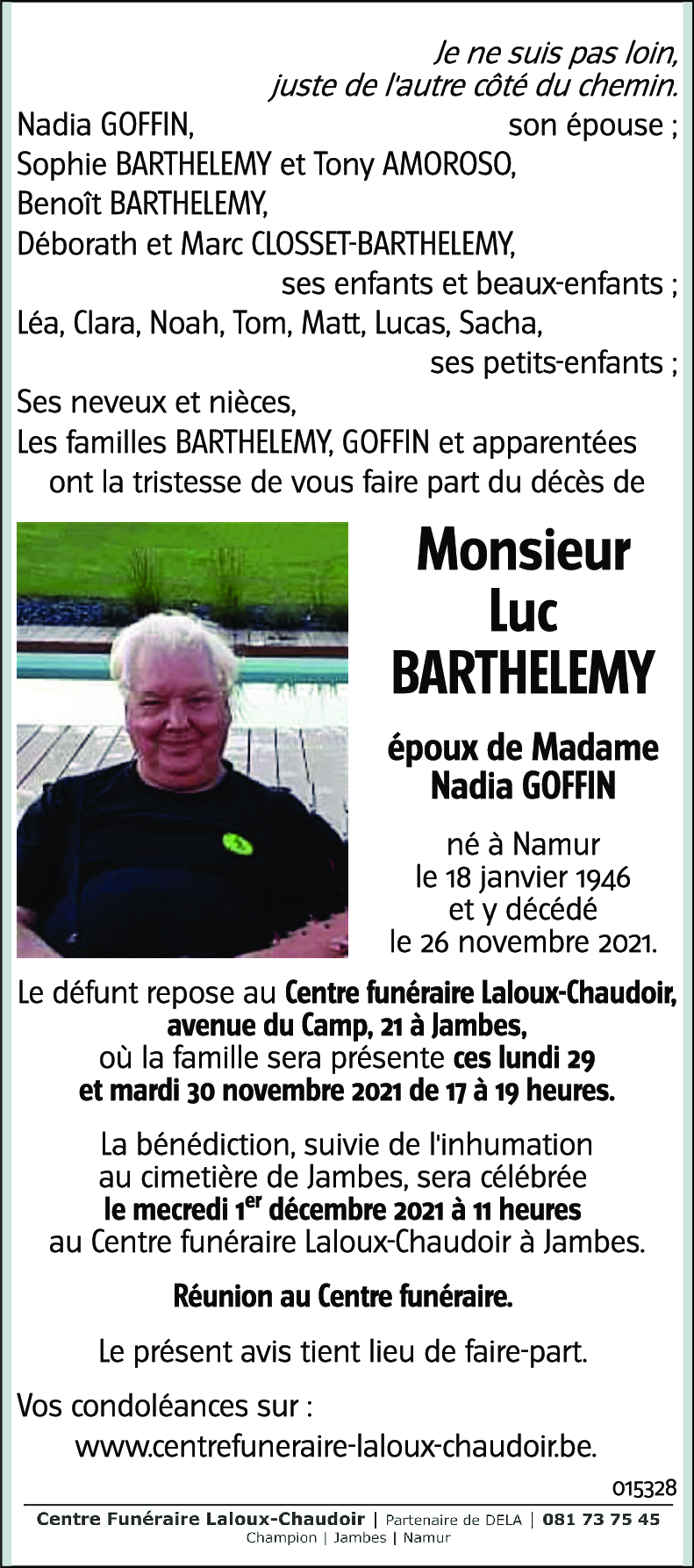 Luc BARTHÉLEMY