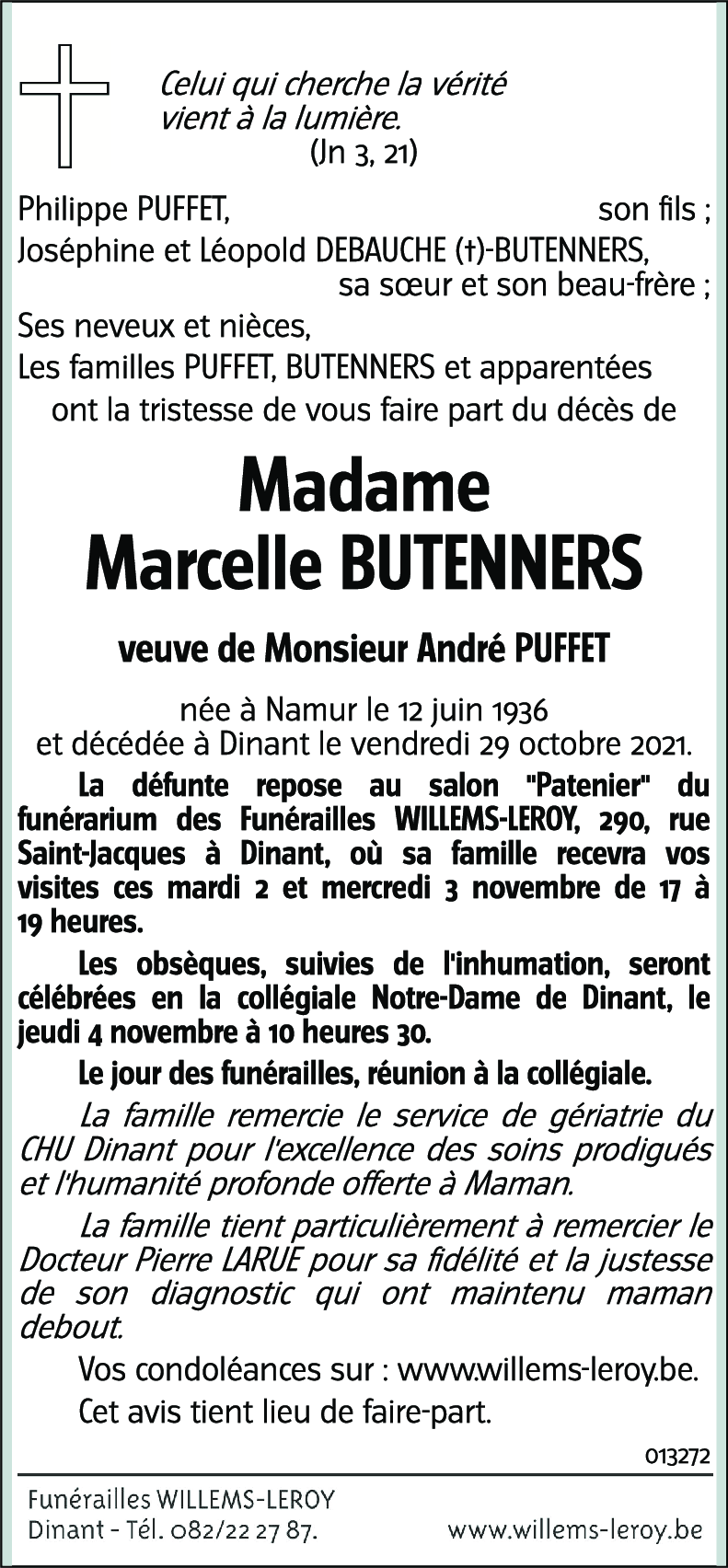 Marcelle BUTENNERS