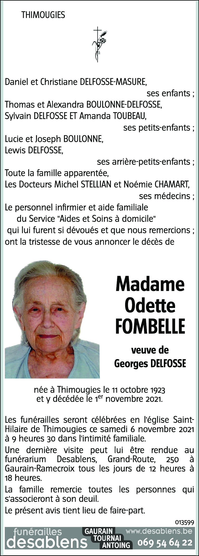 Odette FOMBELLE