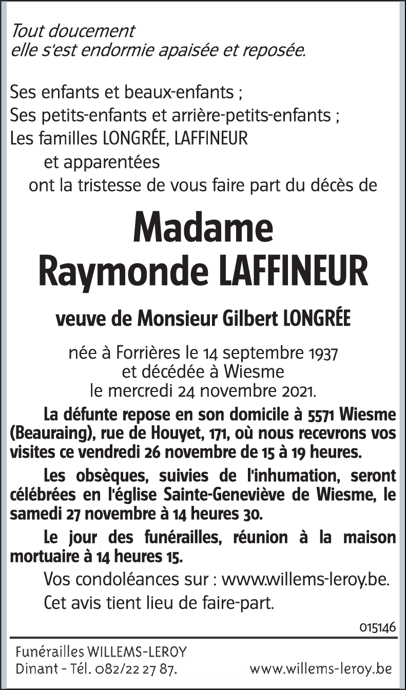 Raymonde LAFFINEUR