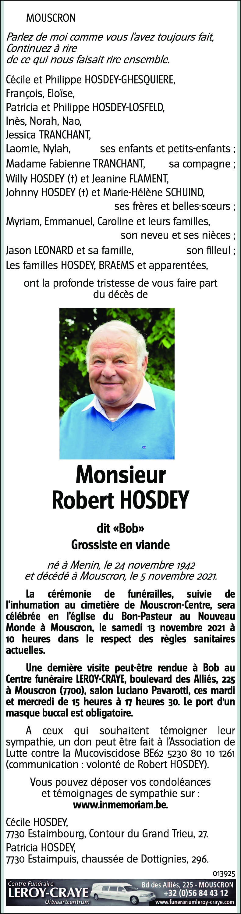 Robert HOSDEY