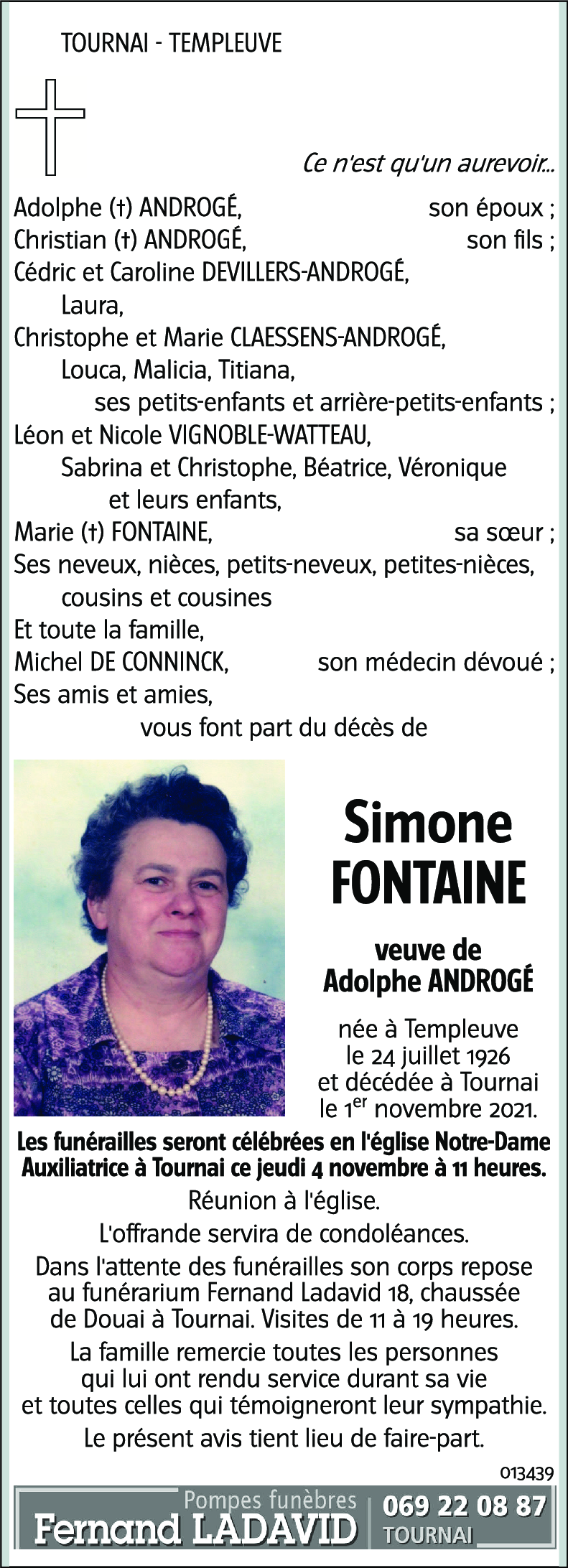 Simone FONTAINE