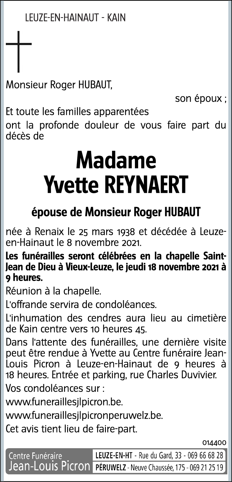 Yvette Reynaert