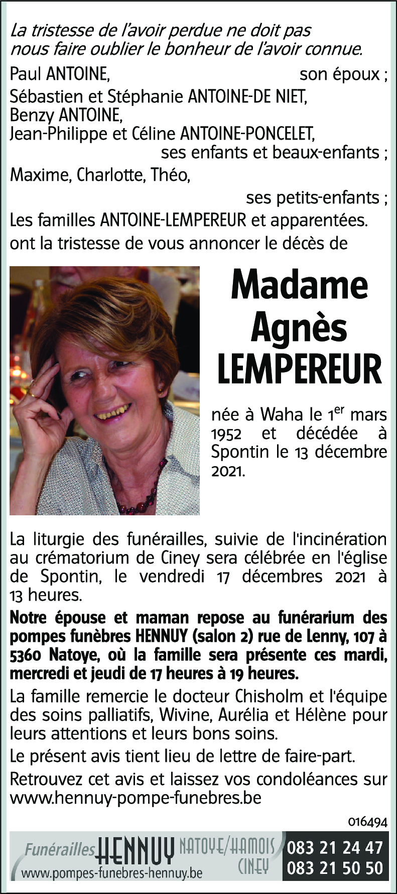 Agnès LEMPEREUR